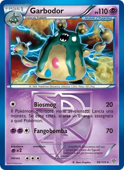 Carta Garbodor dell'espansione Uragano Plasma, numero 66/135