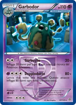 Carta Garbodor dell'espansione Uragano Plasma, numero 67/135