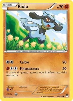 Carta Riolu dell'espansione Uragano Plasma, numero 76/135