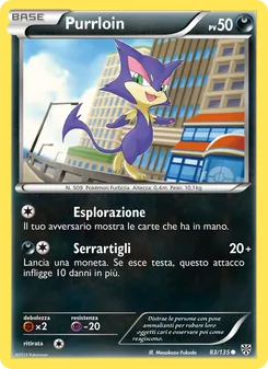 Carta Purrloin dell'espansione Uragano Plasma, numero 83/135