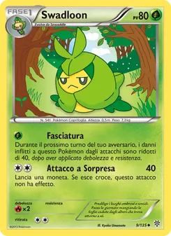 Carta Swadloon dell'espansione Uragano Plasma, numero 9/135