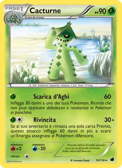 Carta Cacturne dell'espansione Glaciazione Plasma, numero 10/116