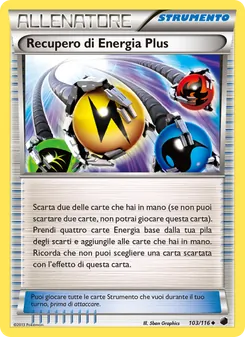 Carta Recupero di Energia Plus dell'espansione Glaciazione Plasma, numero 103/116
