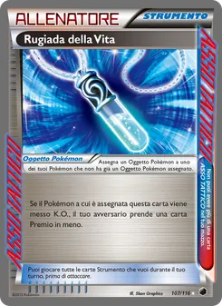 Carta Rugiada della Vita dell'espansione Glaciazione Plasma, numero 107/116