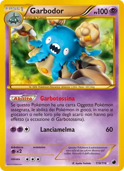 Carta Garbodor dell'espansione Glaciazione Plasma, numero 119/116