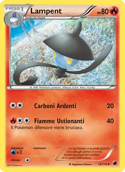 Carta Lampent dell'espansione Glaciazione Plasma, numero 15/116