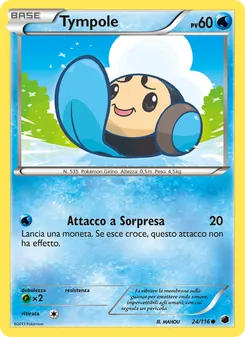 Carta Tympole dell'espansione Glaciazione Plasma, numero 24/116