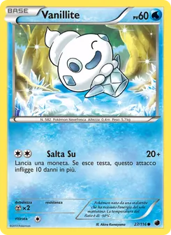 Carta Vanillite dell'espansione Glaciazione Plasma, numero 27/116