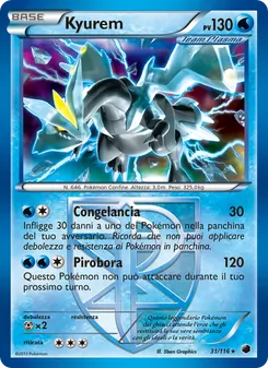Carta Kyurem dell'espansione Glaciazione Plasma, numero 31/116