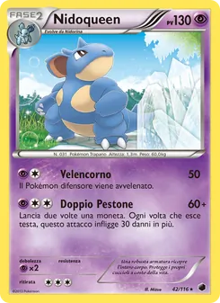 Carta Nidoqueen dell'espansione Glaciazione Plasma, numero 42/116