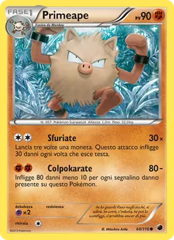 Carta Primeape dell'espansione Glaciazione Plasma, numero 60/116