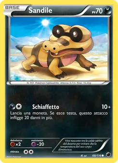 Carta Sandile dell'espansione Glaciazione Plasma, numero 68/116