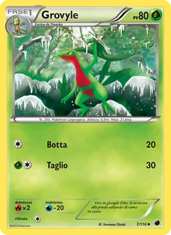 Carta Grovyle dell'espansione Glaciazione Plasma, numero 7/116
