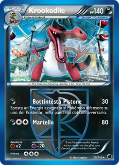 Carta Krookodile dell'espansione Glaciazione Plasma, numero 70/116