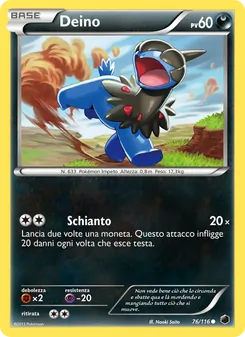 Carta Deino dell'espansione Glaciazione Plasma, numero 76/116