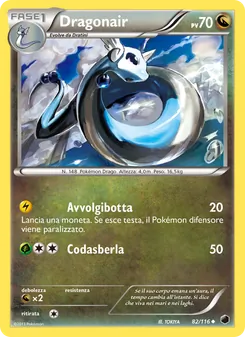 Carta Dragonair dell'espansione Glaciazione Plasma, numero 82/116