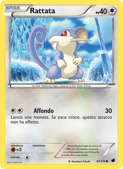Carta Rattata dell'espansione Glaciazione Plasma, numero 87/116