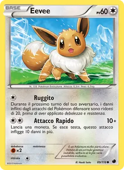 Carta Eevee dell'espansione Glaciazione Plasma, numero 89/116