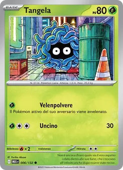 Carta Tangela dell'espansione Megaevoluzione, numero 006/132