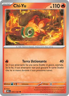 Carta Chi-Yu dell'espansione Megaevoluzione, numero 031/132