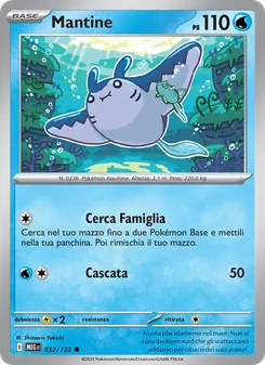 Carta Mantine dell'espansione Megaevoluzione, numero 032/132