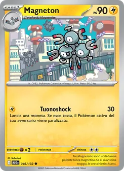 Carta Magneton dell'espansione Megaevoluzione, numero 046/132