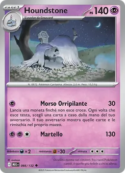 Carta Houndstone dell'espansione Megaevoluzione, numero 066/132