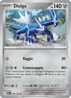 Carta Dialga dell'espansione Megaevoluzione, numero 095/132