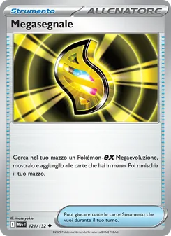 Carta Megasegnale dell'espansione Megaevoluzione, numero 121/132