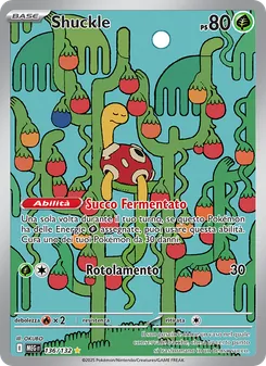 Carta Shuckle dell'espansione Megaevoluzione, numero 136/132
