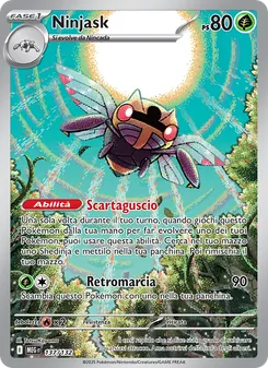 Carta Ninjask dell'espansione Megaevoluzione, numero 137/132
