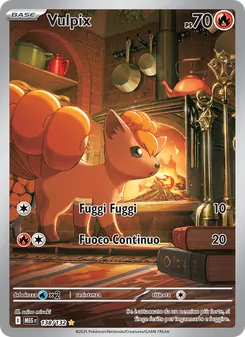 Carta Vulpix dell'espansione Megaevoluzione, numero 138/132
