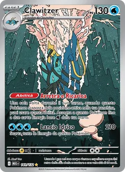 Carta Clawitzer dell'espansione Megaevoluzione, numero 141/132