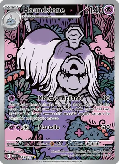 Carta Houndstone dell'espansione Megaevoluzione, numero 145/132