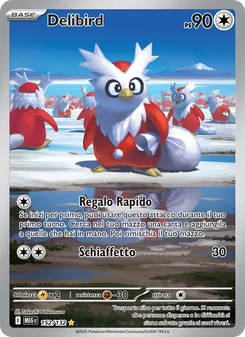 Carta Delibird dell'espansione Megaevoluzione, numero 152/132