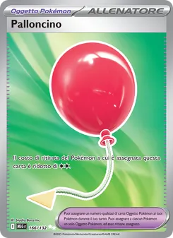 Carta Palloncino dell'espansione Megaevoluzione, numero 166/132