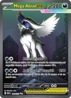 Carta Mega Absol-ex dell'espansione Megaevoluzione, numero 180/132