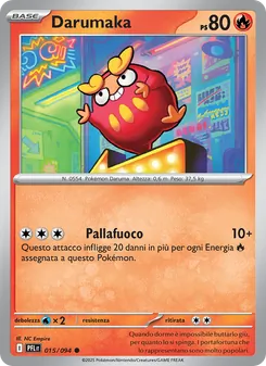 Carta Darumaka dell'espansione Fiamme Spettrali, numero 015/94