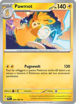 Carta Pawmot dell'espansione Fiamme Spettrali, numero 034/94