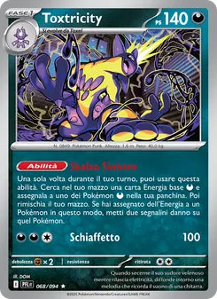 Carta Toxtricity dell'espansione Fiamme Spettrali, numero 068/94