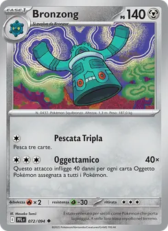 Carta Bronzong dell'espansione Fiamme Spettrali, numero 072/94