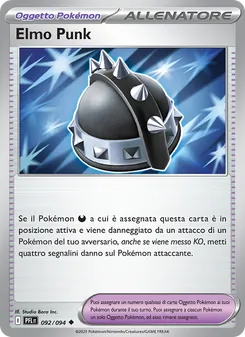 Carta Elmo Punk dell'espansione Fiamme Spettrali, numero 092/94