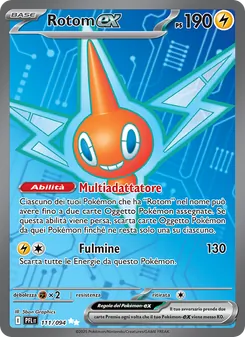 Carta Rotom-ex dell'espansione Fiamme Spettrali, numero 111/94