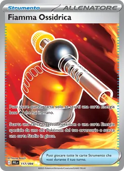 Carta Fiamma Ossidrica dell'espansione Fiamme Spettrali, numero 117/94