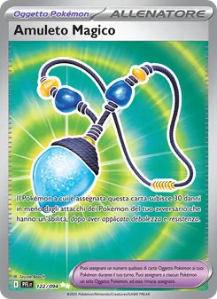 Carta Amuleto Magico dell'espansione Fiamme Spettrali, numero 122/94