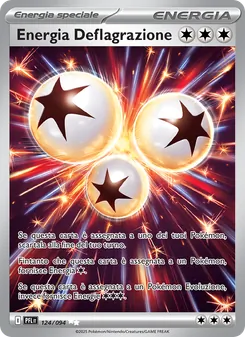 Carta Energia Deflagrazione dell'espansione Fiamme Spettrali, numero 124/94