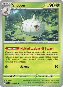 Carta Silcoon dell'espansione Ascesa Eroica, numero 012/217