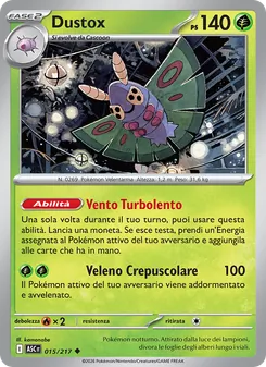 Carta Dustox dell'espansione Ascesa Eroica, numero 015/217