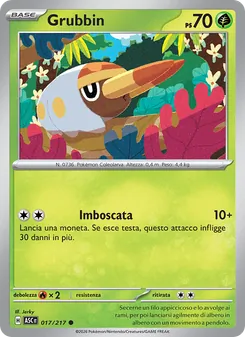 Carta Grubbin dell'espansione Ascesa Eroica, numero 017/217