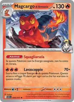 Carta Magcargo di Armonio dell'espansione Ascesa Eroica, numero 024/217